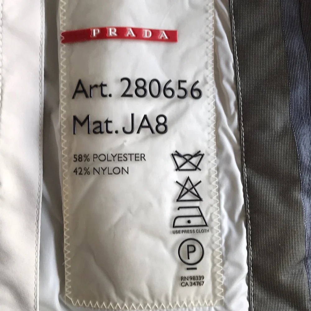 NWT VINTAGE PRADA TRENCH COAT - Picture 7 of 8